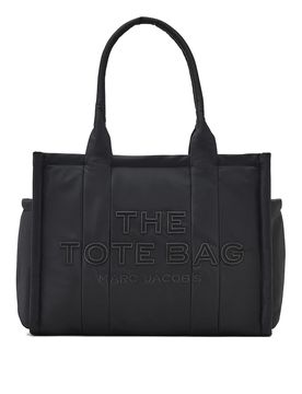 La borsa tote grande in nylon gonfio