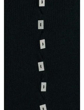 Top de punto de mujer acanalado con escote de pico - Scalpers - FashionsVida