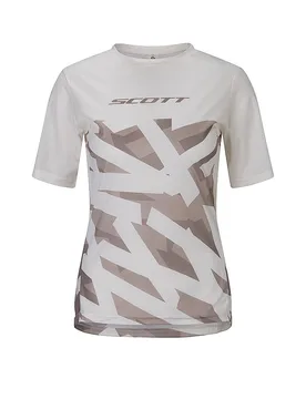 Damen Radshirt Vertic LT weiss L W - Scott - FashionsVida