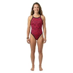 Turbo Animal Swimsuit Red S Women