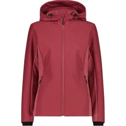 Woman jacket fix hood chaqueta softshell mujer Rosa (40)