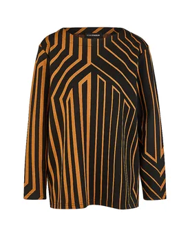 Camiseta de manga larga naranja 48 - Doris Streich - FashionsVida