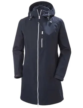 Manteau Long Belfast Navy L