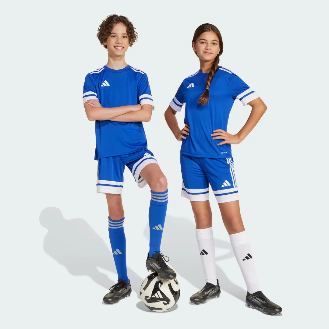 Short Squadra 25 Junior 9-10A Royal Blue / White - Adidas - FashionsVida