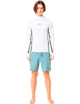 Rash Guard Manches Longues Performance White XS Homme
