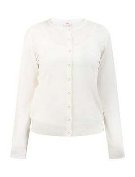 MYMO Cárdigan blanco lana
