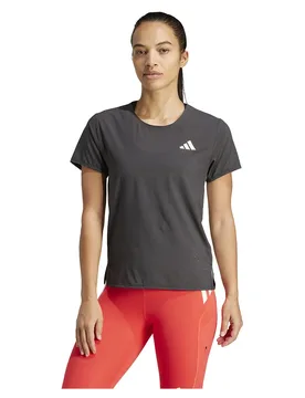 Maglietta A Maniche Corte Adizero Black 2XS - Adidas - FashionsVida
