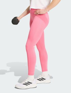 Leggings 7/8 3 Stripes Studio All Me X-Over 2XL Pink Fusion