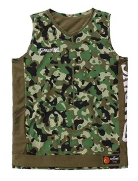 T-shirt Sans Manches Reversible Camo / Khaki S - Spalding - FashionsVida
