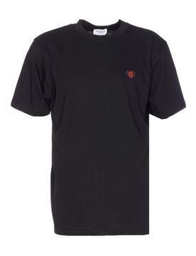 Family First T-shirt del cuore nero
