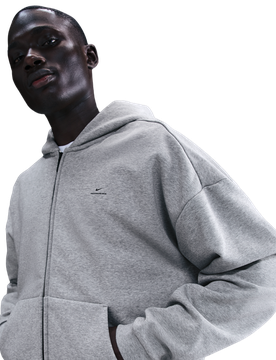 Standard Issue Herren Kapuzenpullover - Grau - Größe S - Baumwoll-Fleece Grey S