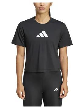 T-shirt à Manches Courtes Train Essentials Big Logo Performance Black S - Adidas - FashionsVida