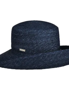 Isabelle Uni Straw Hat by - blue - Damen - Size: One Size - Seeberger - FashionsVida