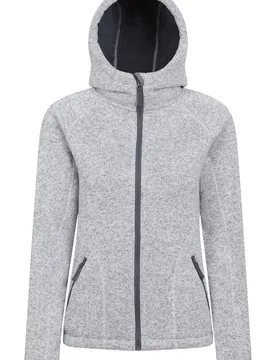 Nevis Womens Fur Lined Hoodie - Grey - Grey - Size: 8 - Mountain Warehouse - FashionsVida