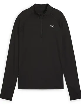 T-shirt à Manches Longues Avec Demi-zip Velocity Cloudspun Black XL - Puma - FashionsVida