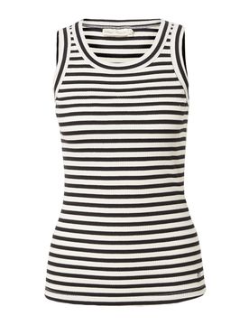 InWear Top 'Dagna' negro / blanco