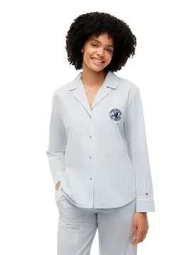 Maglietta Da Pigiama A Maniche Lunghe Uw0uw0576 Classic Ithaca Brisk Blue M