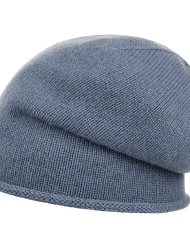 Merino Cashmere Beanie by - blue - Female - Size: One Size - Lierys - FashionsVida