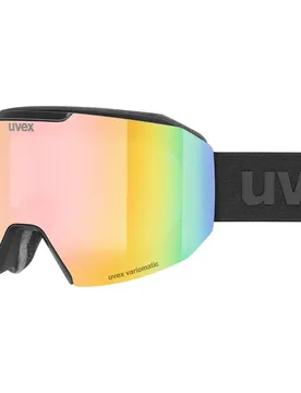 Lunettes De Ski Evidnt Attract Matt Black Mirror Rainbow Variomatic Clear/CAT1-3+Contrastview Yellow Clear/CAT1