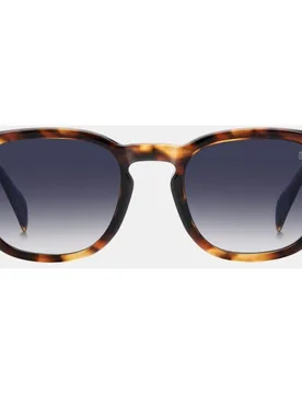 Gafa de sol de hombre rectangular en acetato con lente degradada - David Beckham - FashionsVida