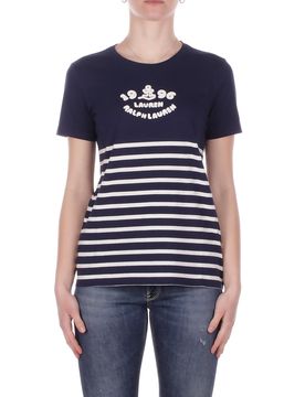 T-shirt e Polo Blu panna