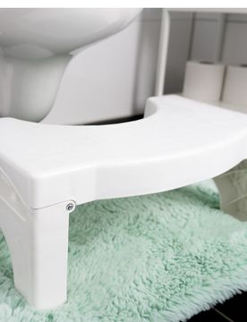 Faltbarer Toiletten-Fußhocker, Belastbarkeit bis 100 kg