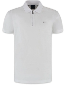 Paul&Shark polo con zip uomo bianco