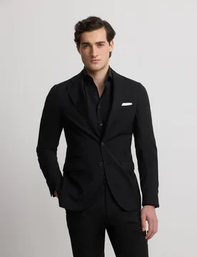 Americana de traje de hombre slim lisa en color - Silbon - FashionsVida