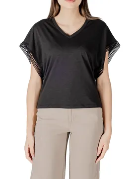 Ichi Bluse Schwarz 485640