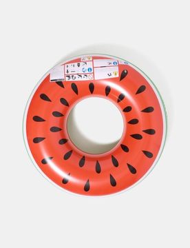 Ciambella gonfiabile con motivo anguria - rosso