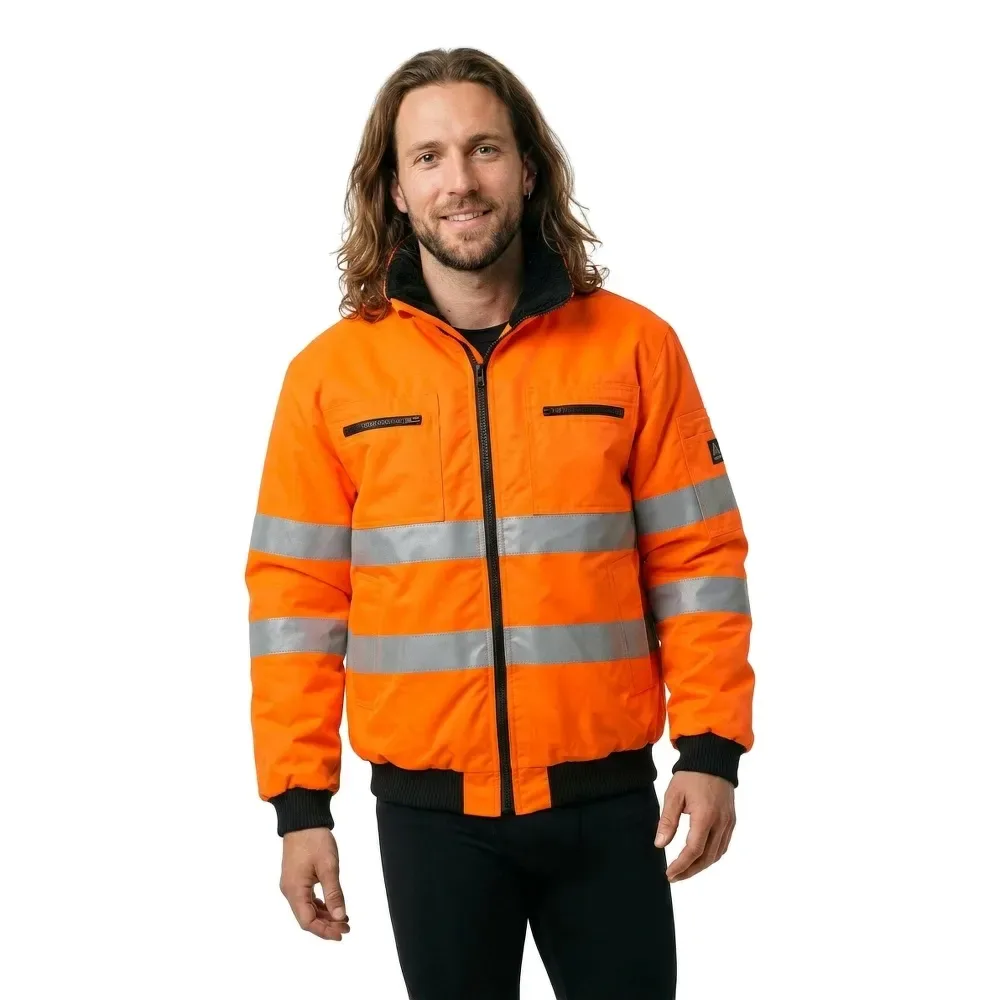 Veste De Pilote Safe Arctic 00534 Hi-Vis Orange 3XL - MASCOT - FashionsVida