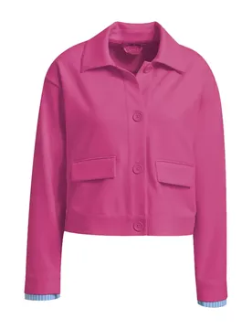 XXL INTERLOCK SHORT JACKET female