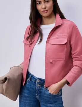 Street One Kurze Jacke female Pink - Street One - FashionsVida