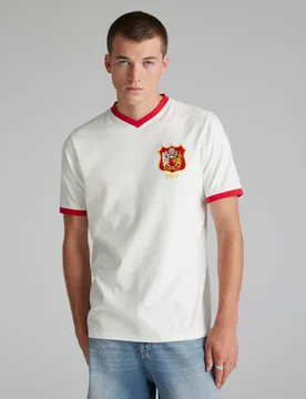 Manchester United 1957 Retro FA Cup Final Shirt White M - Different Gravy - FashionsVida