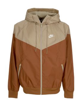 Giacca a Vento Uomo Sportswear Woven Lined Windrunner Hooded Jacket Lt British Tan/khaki/sail