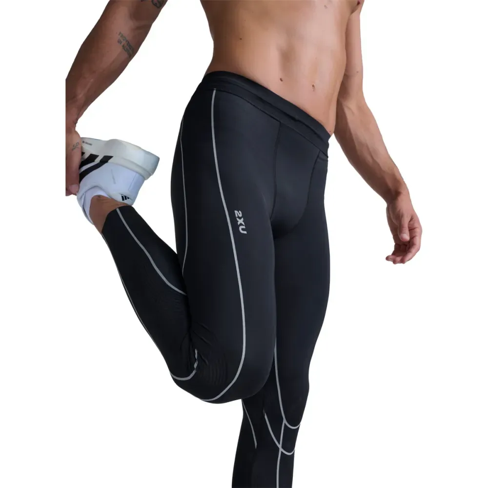Leggings Light Speed Kinesis Compression Black S - 2XU - FashionsVida