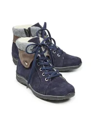 Reißverschluss-Bootie Extrawarm - Blau - female - Size: 36
