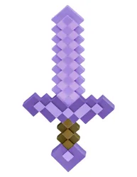 Minecraft-Schwert für Kinder Faschings-Accessoire violett 51x26 cm