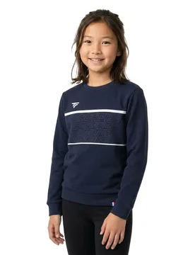 Team Sweatshirt Navy 12-14 Years - Tecnifibre - FashionsVida
