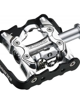 Pedali MTB E PM 86 doppio uso Flat + SPD
