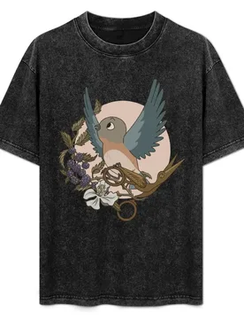 Beatrice the bluebird on the way home T-Shirt - Aliexpress - FashionsVida