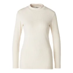 Damen-Pullover, gerippt beige M Damen