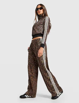 Womens All Over Leopard Print Oversized Pantalone - Multicolor, multicolor multicolor Donna taglia L - Adidas - FashionsVida
