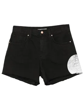 Jeansshorts Damen Schwarz 25,26,27,28,29 Damen - DON THE FULLER - FashionsVida