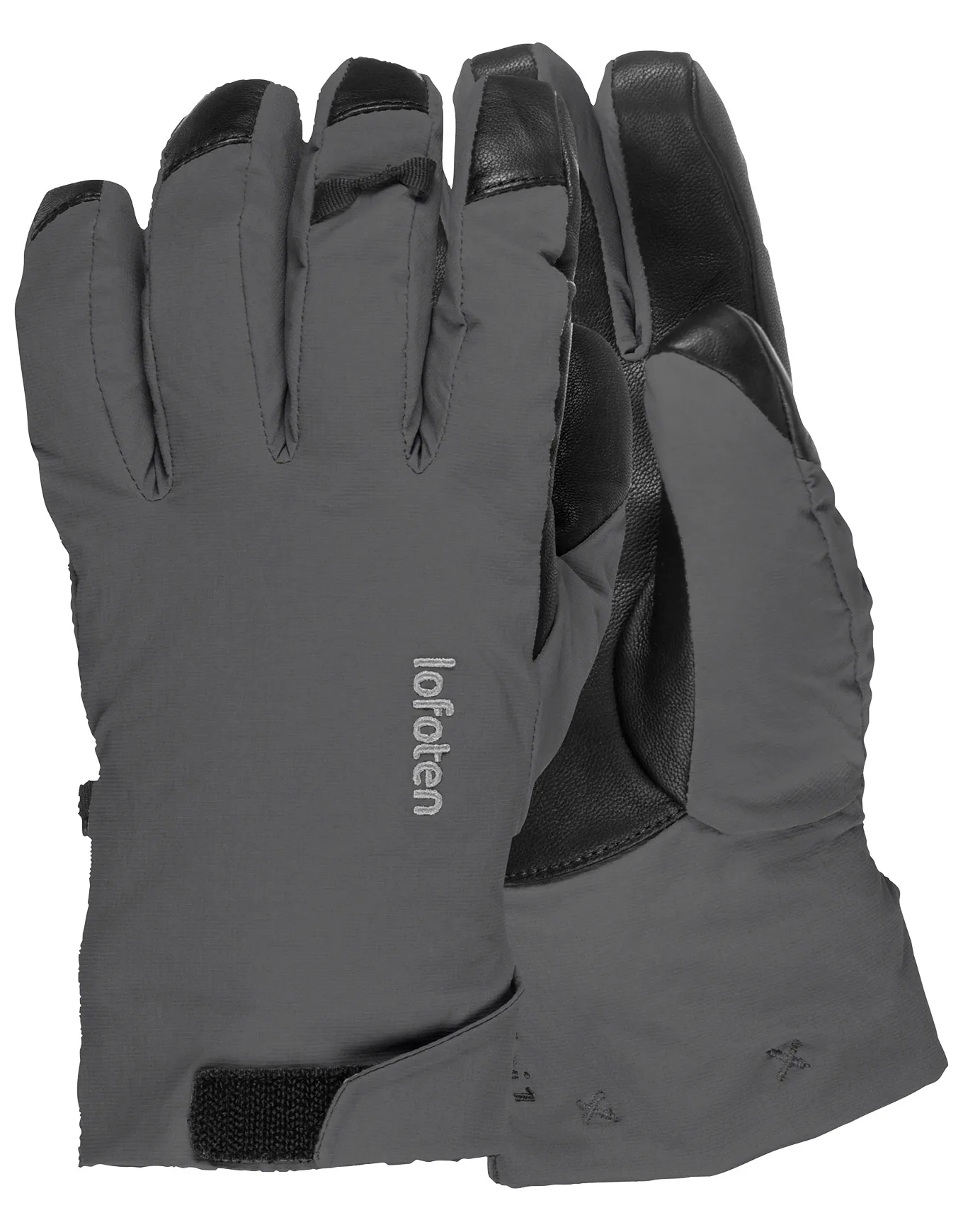 Norrona - Gants de ski en PrimaLoft® - Lofoten Dri1 Primaloft170 Short Gloves Phantom - Taille L - Gris - Norröna - FashionsVida