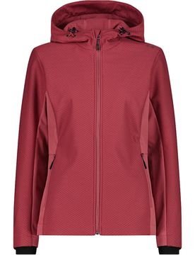 Woman jacket fix hood chaqueta softshell mujer Rosa (40)