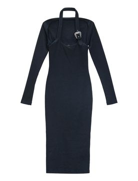 Vestito Lungo Fibbia
