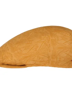 Ionio Dandy Heritage Flat Cap by Alfonso DEste - mustard - Female - Size: M (56-57 cm) - Alfonso D´Este - FashionsVida