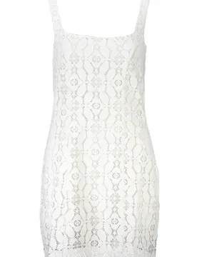 Damen Kleid Weiß 23SWVW02_BIANCO_1000