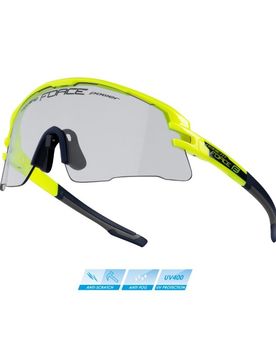 Occhiali per bici ciclismo AMBIENT PHOTOCROMATICI fluo